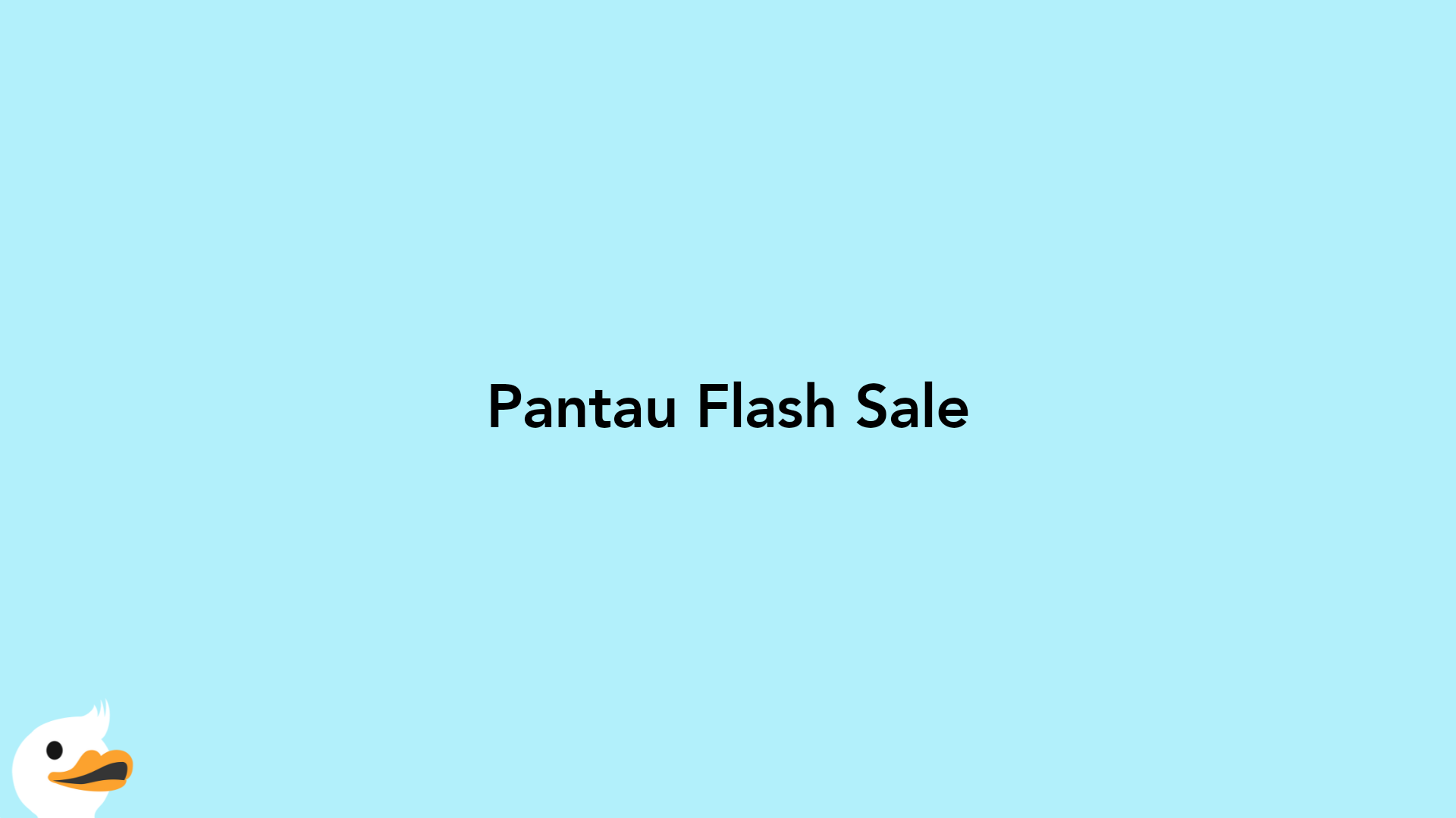 Pantau Flash Sale