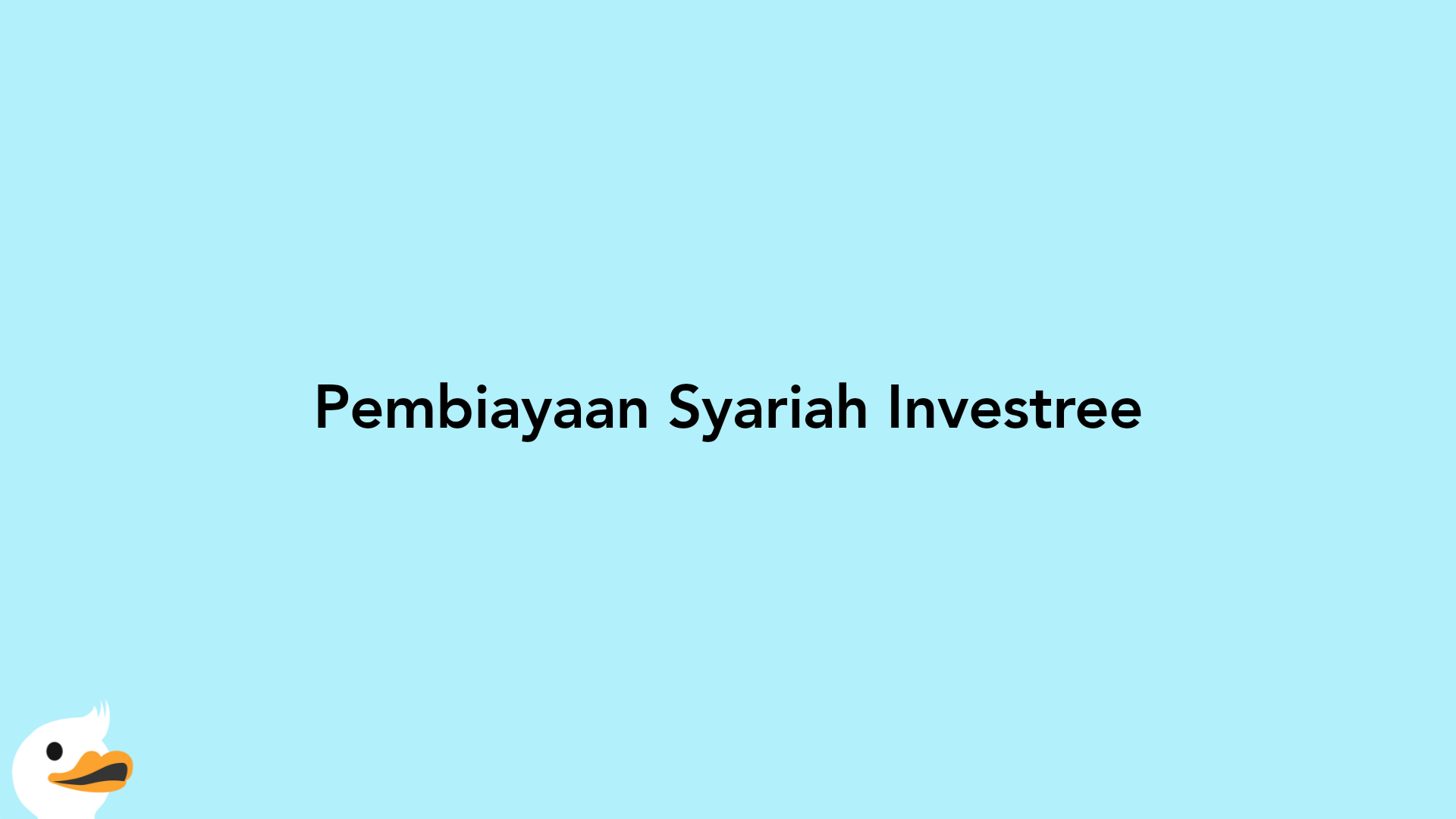 Pembiayaan Syariah Investree