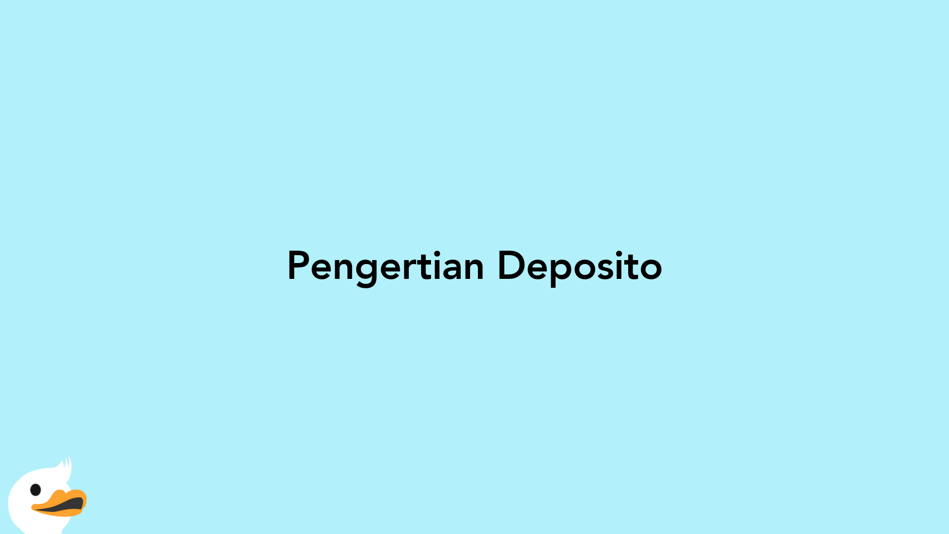 Pengertian Deposito