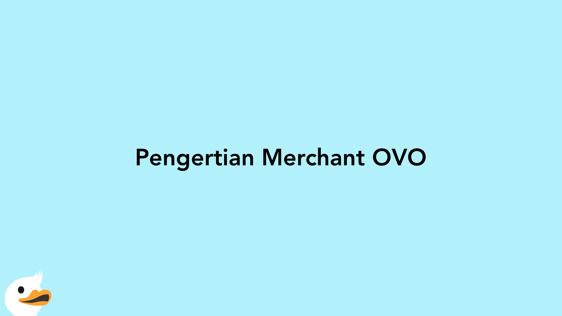 Pengertian Merchant OVO