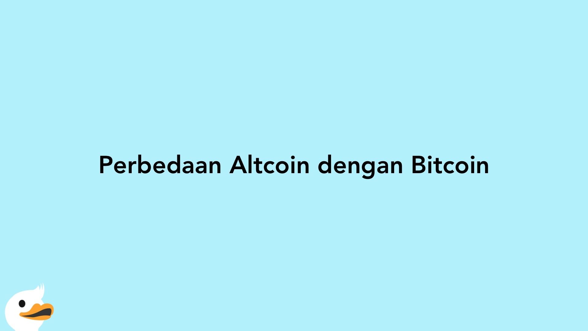 Perbedaan Altcoin dengan Bitcoin