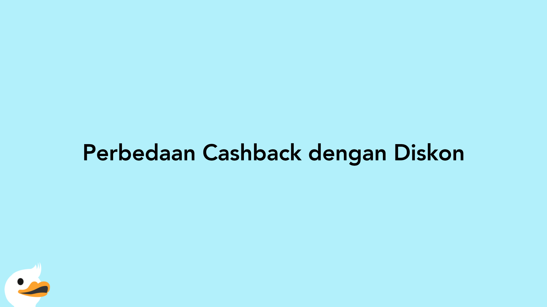 Perbedaan Cashback dengan Diskon