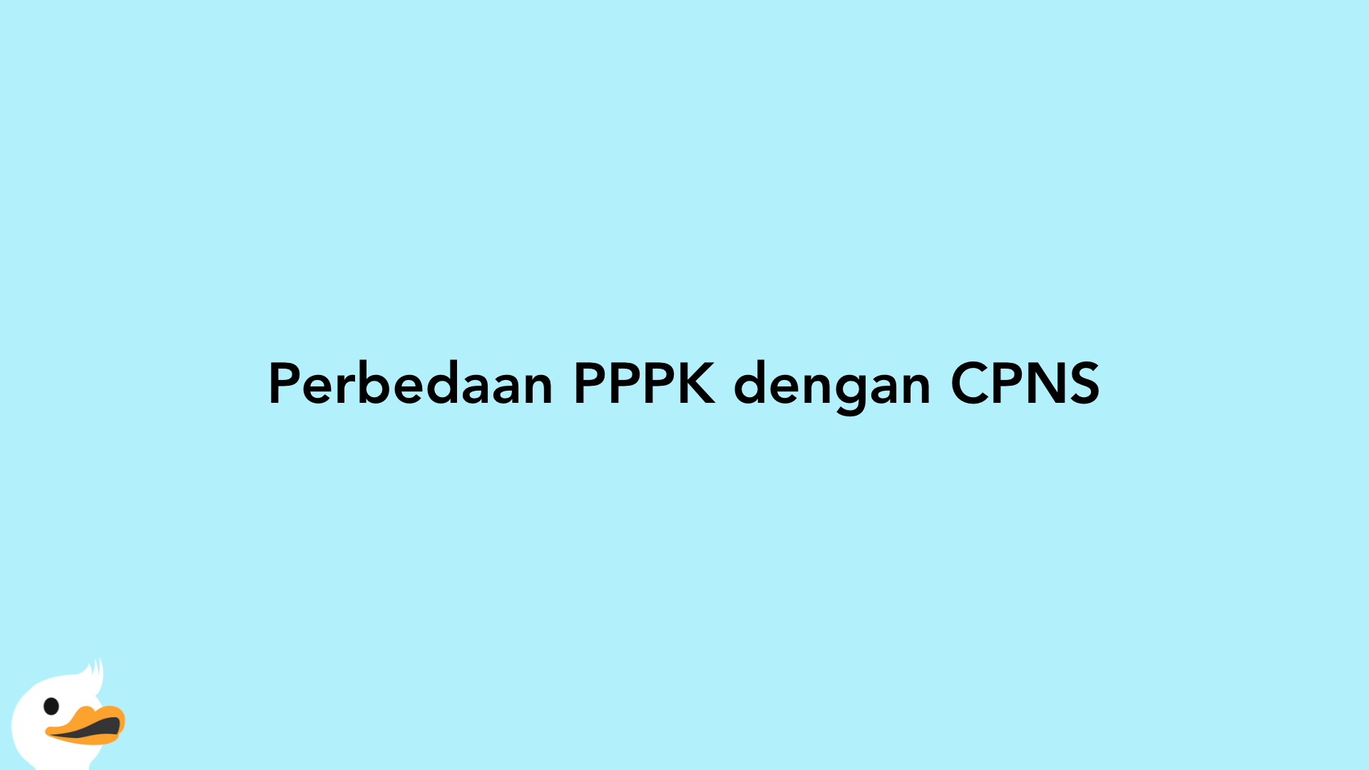 Perbedaan PPPK dengan CPNS