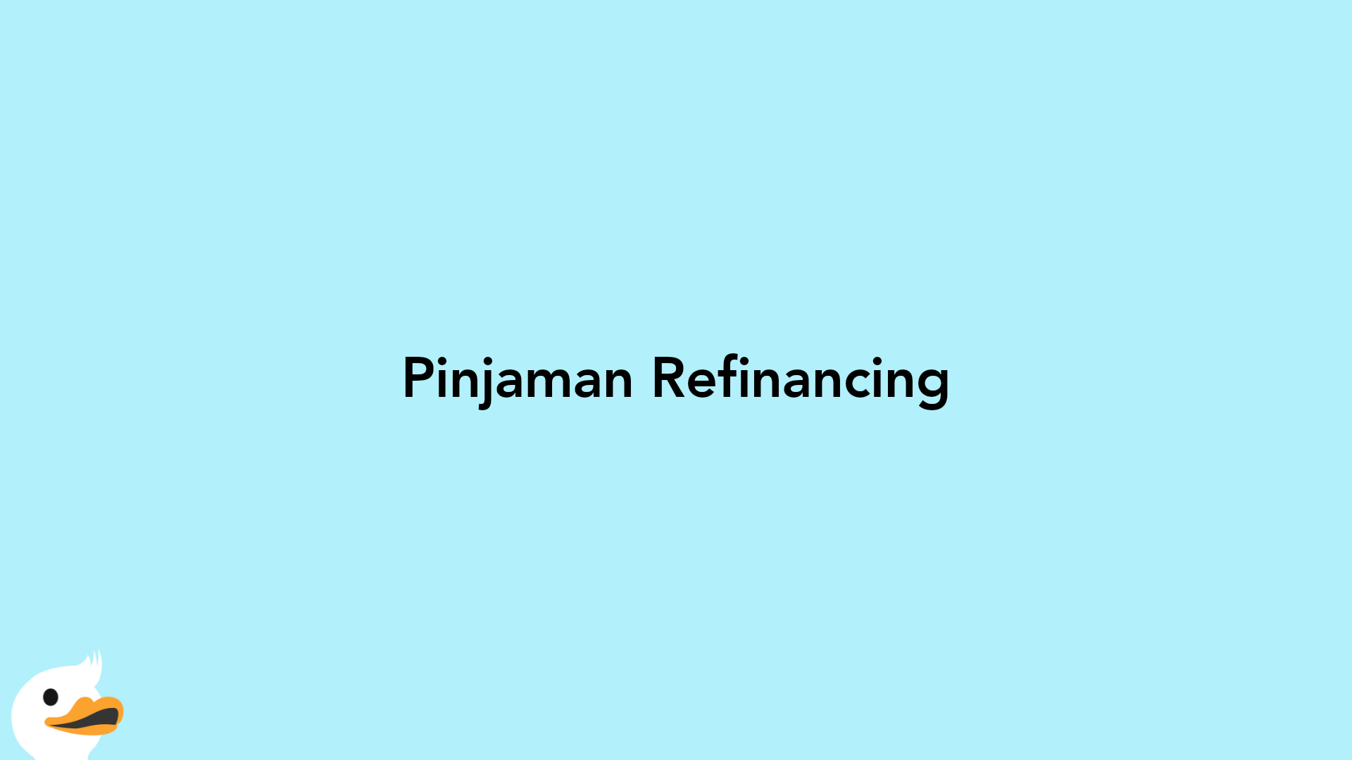 Pinjaman Refinancing