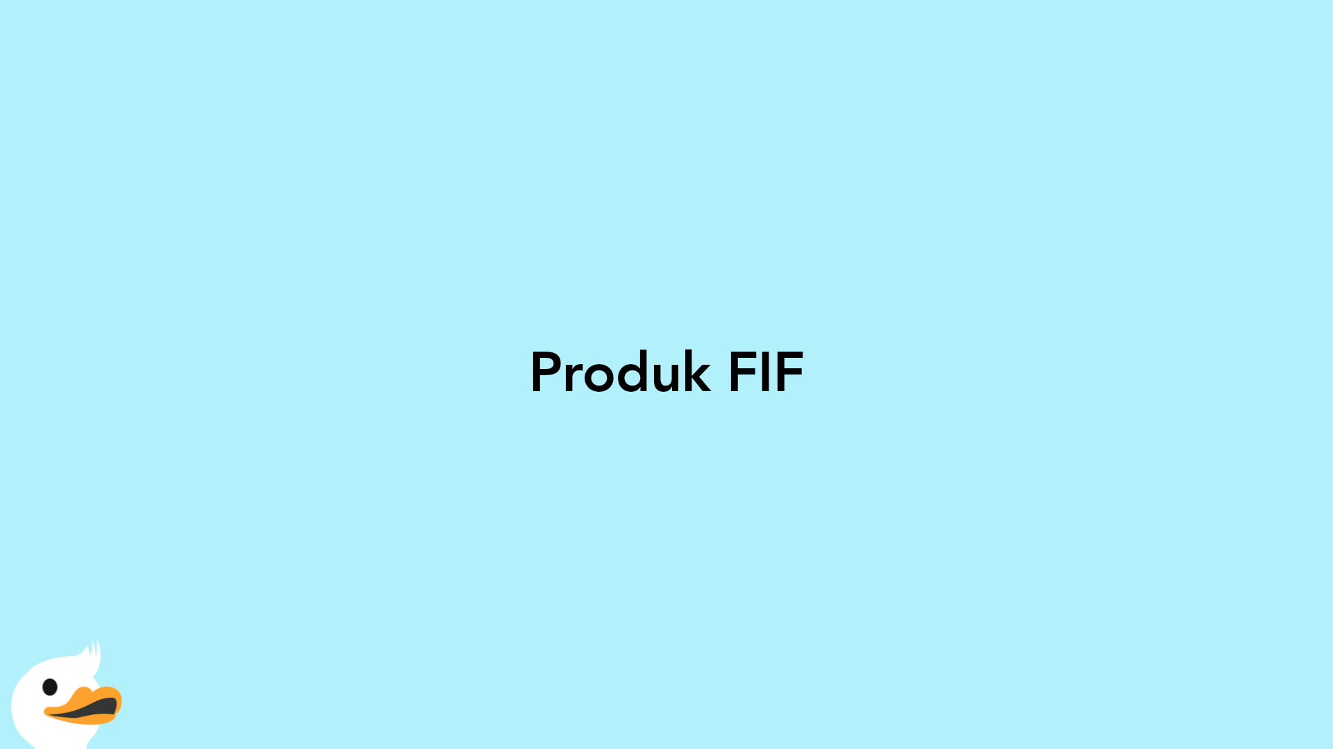 Produk FIF