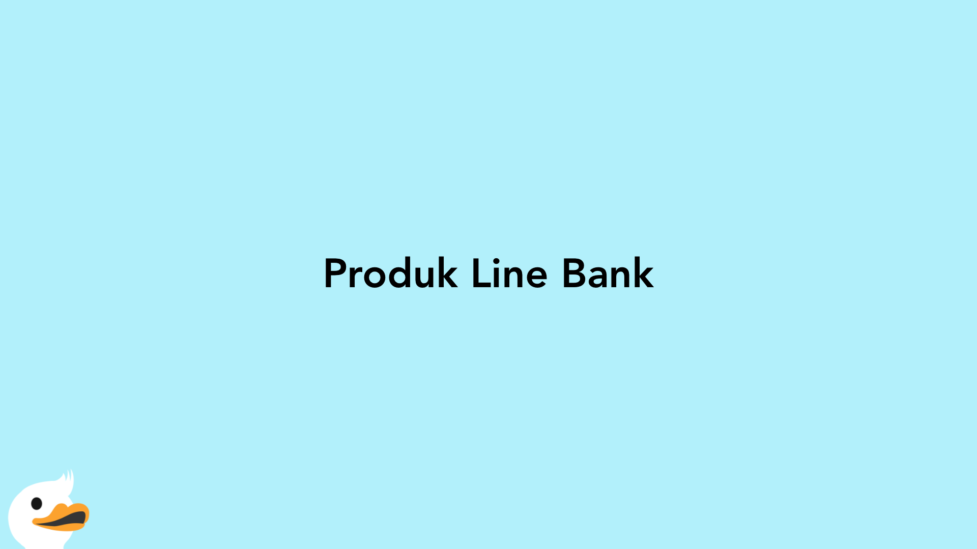 Produk Line Bank