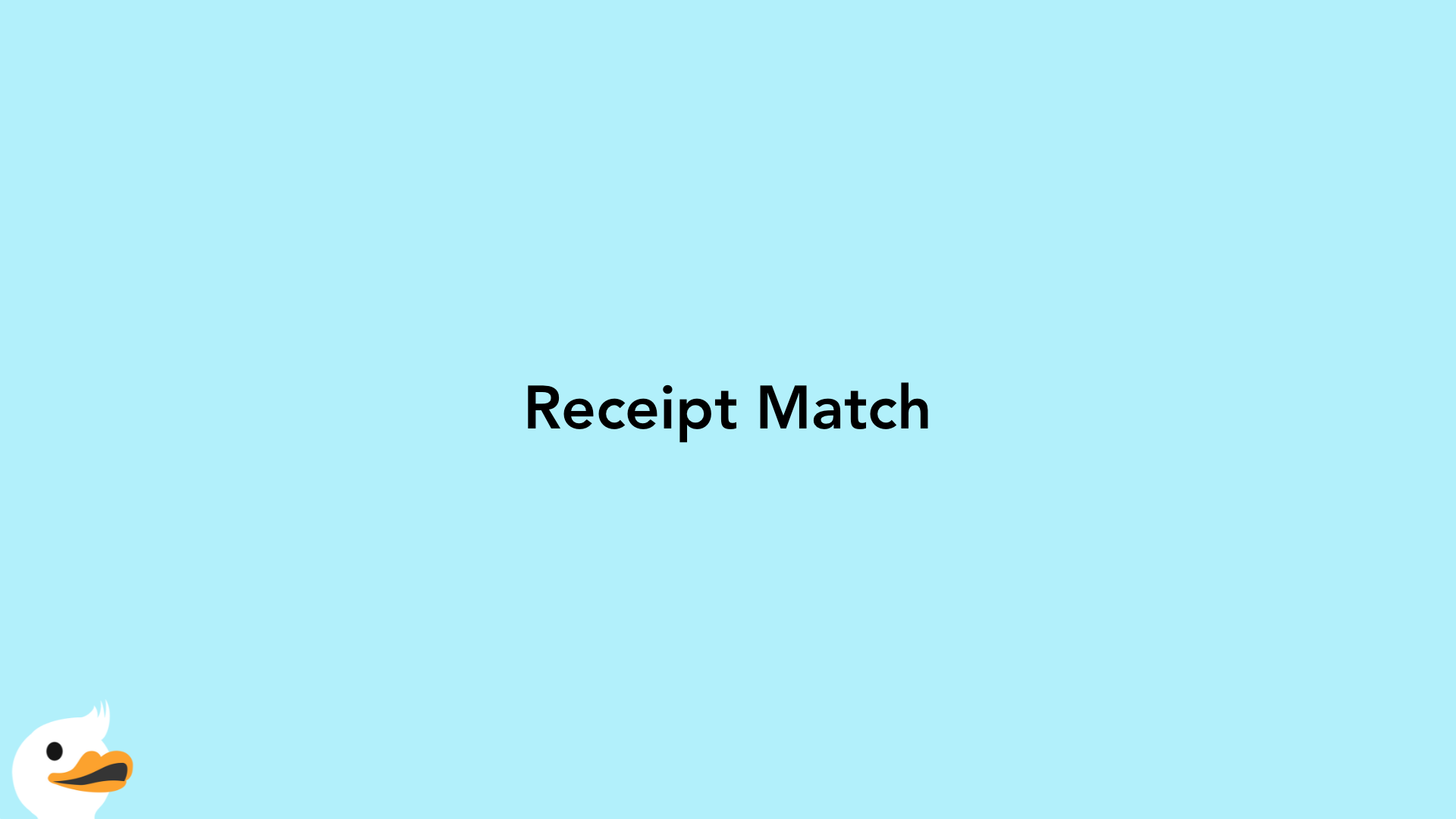Receipt Match