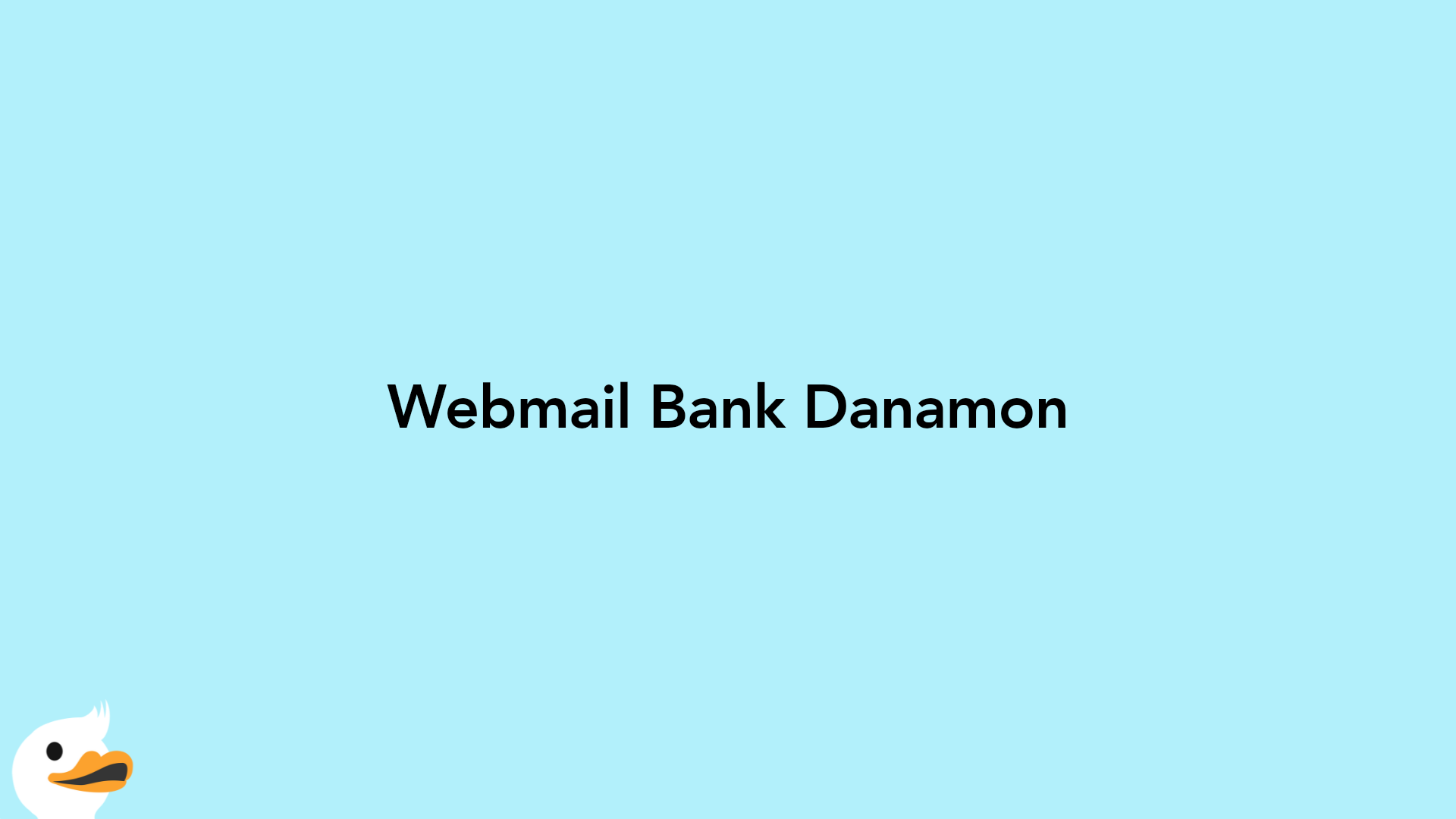 Webmail Bank Danamon