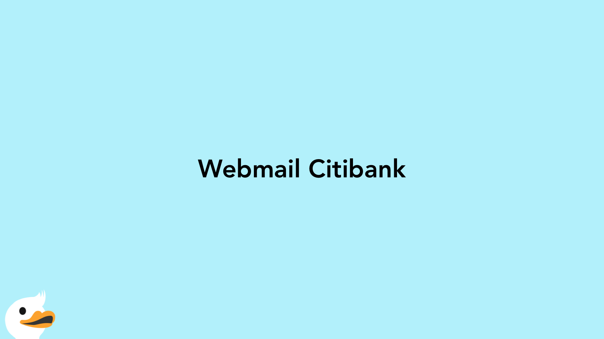 Webmail Citibank