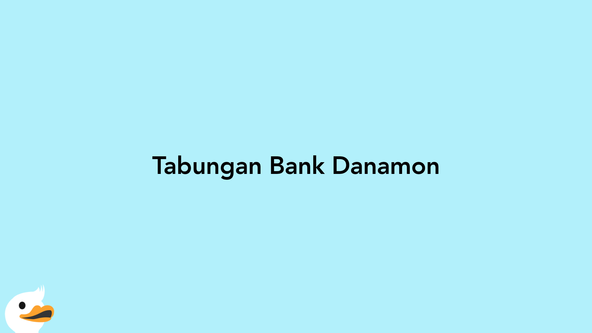 Tabungan Bank Danamon