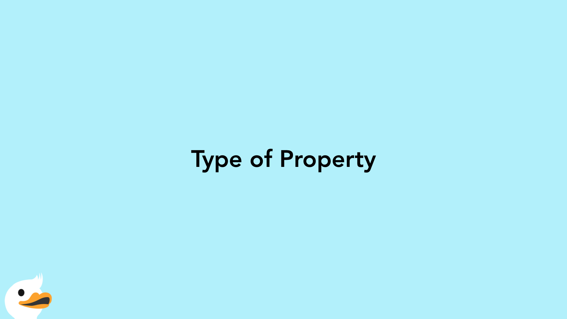 Type of Property