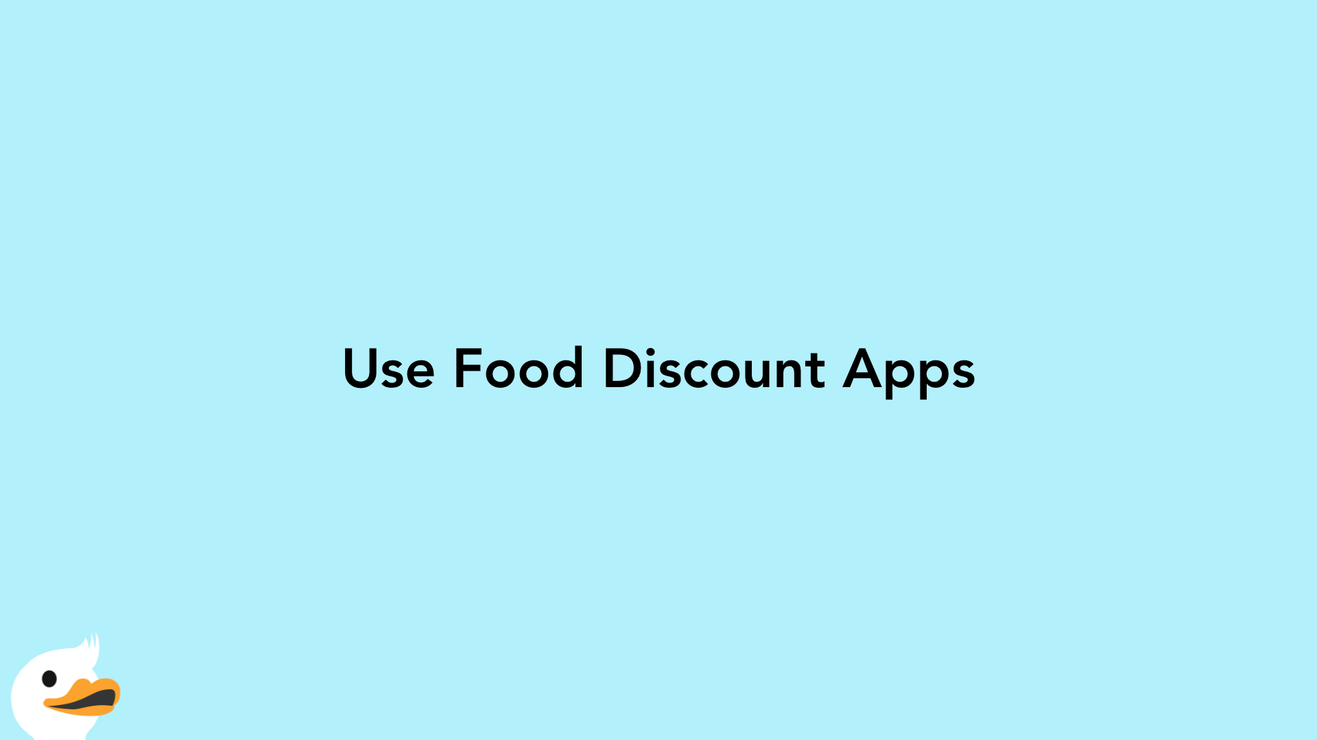 Use Food Discount Apps