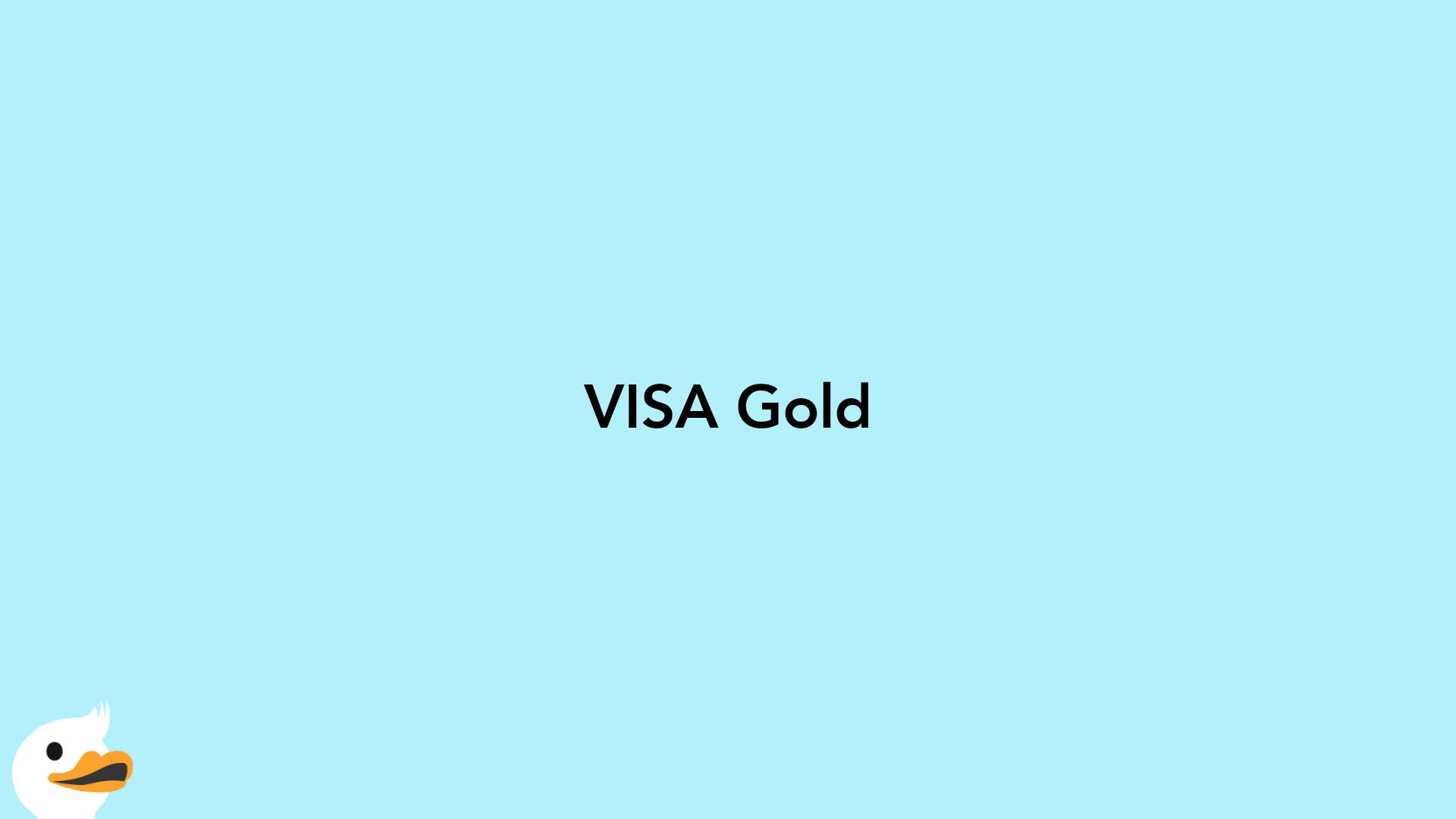 VISA Gold