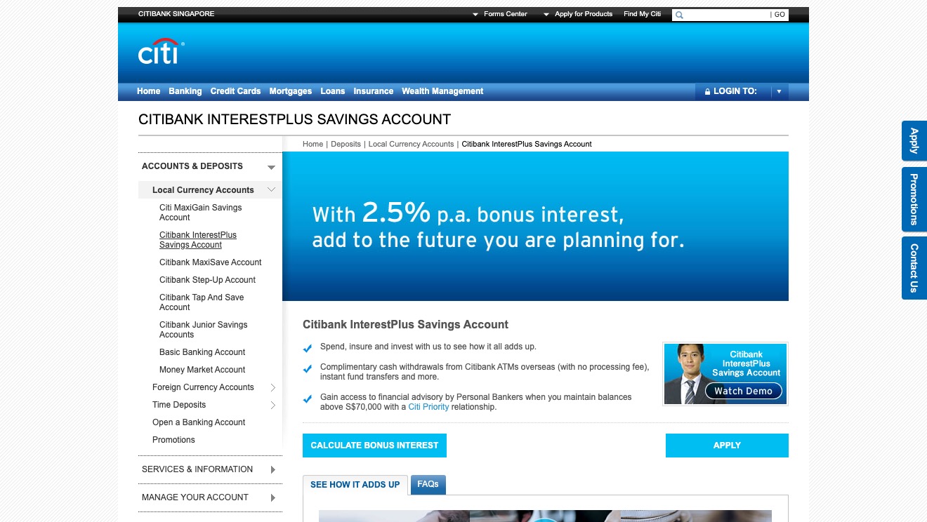 Questions & Answers about Citibank InterestPlus Savings Account 2024