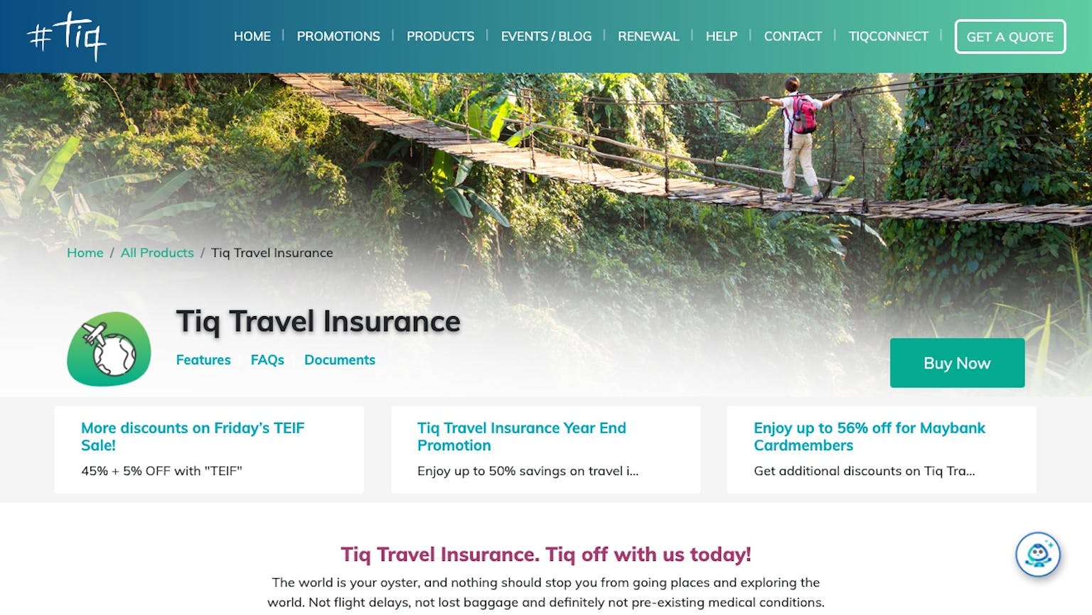 Tiq Travel Insurance