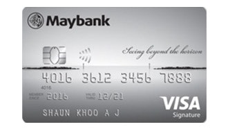 Maybank Horizon Visa Signature Card  Maybank Singapore 